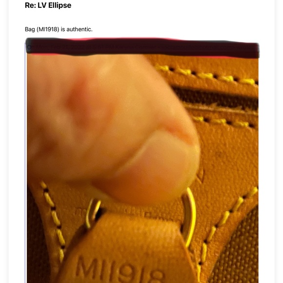 SOLD- Louis Vuitton ellipse backpack. - Picture 10 of 11